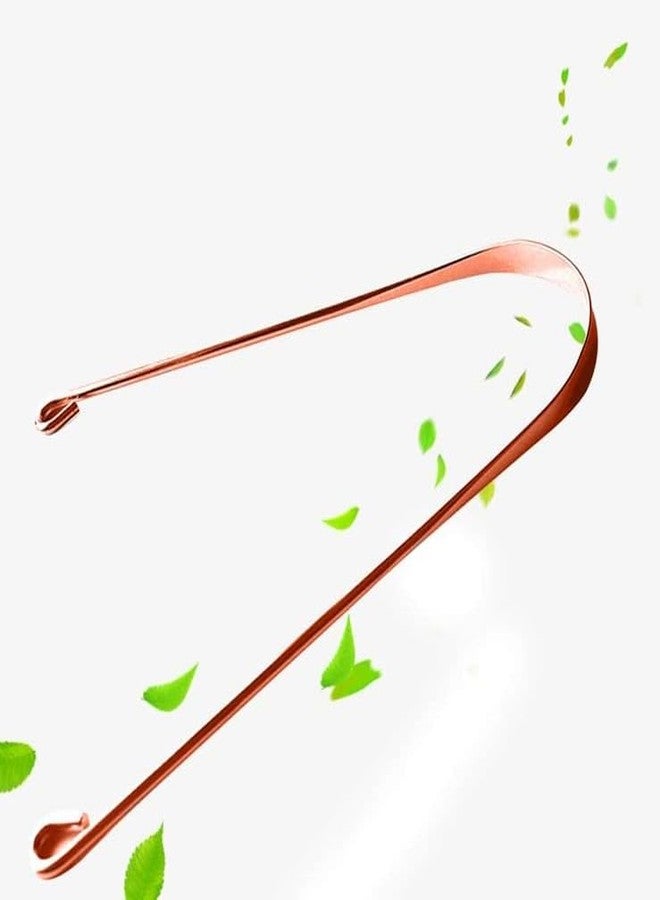 Red Champion Pure Copper Tongue Cleaner for Bad Breath & Oral Hygiene | Flexible Handle & Comfortable Grip | Metal Tongue Scraper for Daily Mouth Cleaning, Detox & Fresh Breath - Image 1